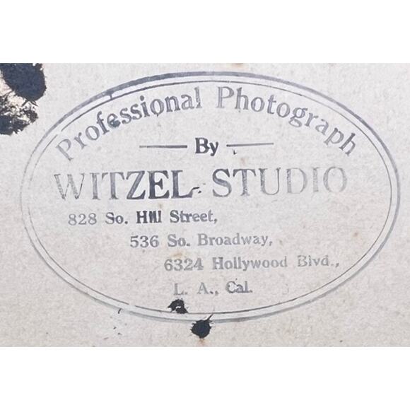 Rare 1920s Witzel Studio Harold Lloyd Photograph Thick Stock Fan Photo Hollywood - Picture 2 of 4